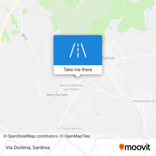 Via Diotima map