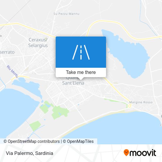Via Palermo map