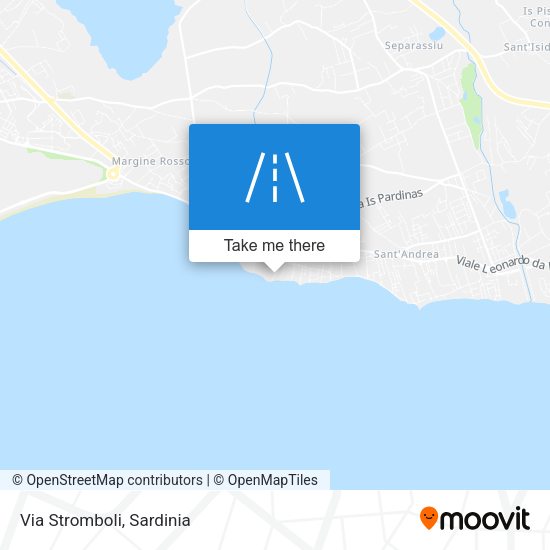 Via Stromboli map