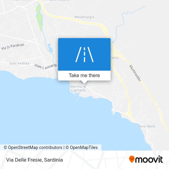 Via Delle Fresie map