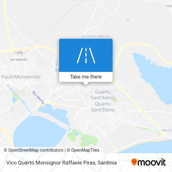 Vico Quarto Monsignor Raffaele Piras map