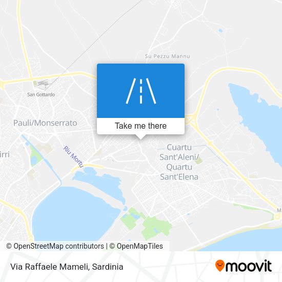 Via Raffaele Mameli map