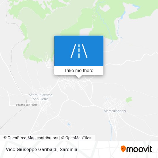 Vico Giuseppe Garibaldi map