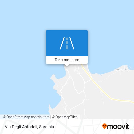 Via Degli Asfodeli map