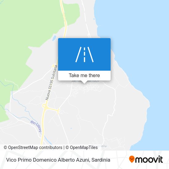 Vico Primo Domenico Alberto Azuni map