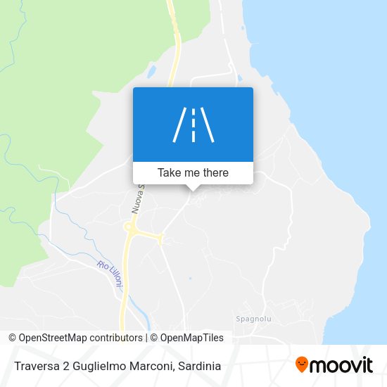Traversa 2 Guglielmo Marconi map