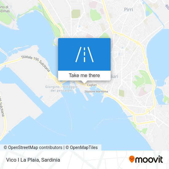 Vico I La Plaia map