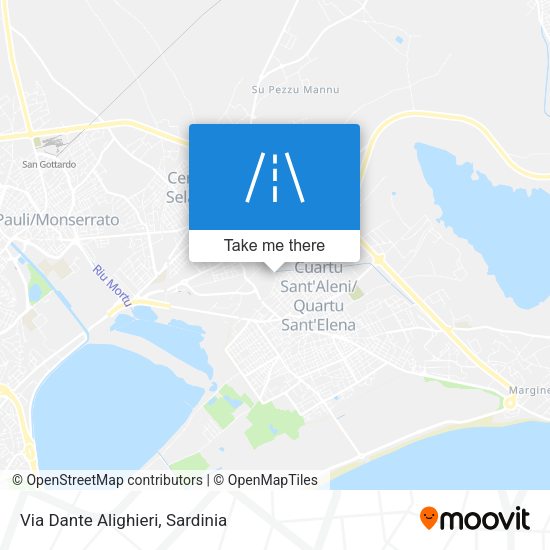 Via Dante Alighieri map