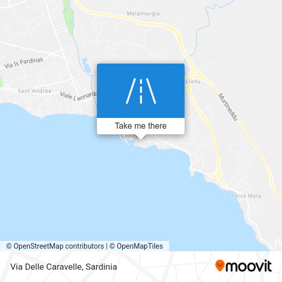 Via Delle Caravelle map