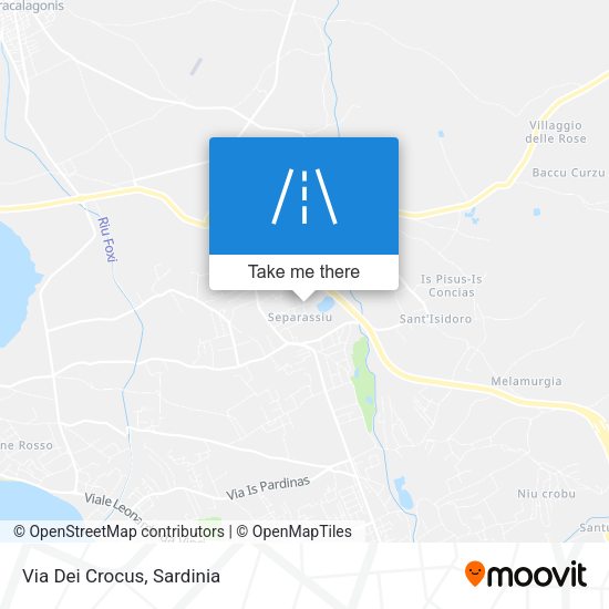 Via Dei Crocus map