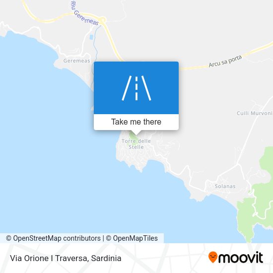 Via Orione I Traversa map