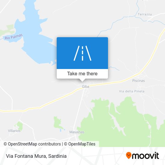 Via Fontana Mura map