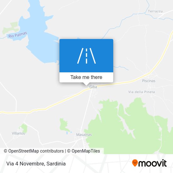 Via 4 Novembre map