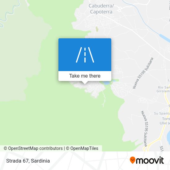 Strada 67 map