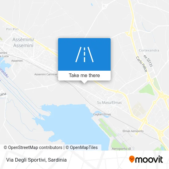 Via Degli Sportivi map