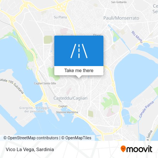 Vico La Vega map