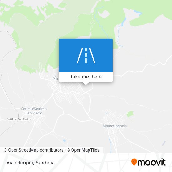 Via Olimpia map