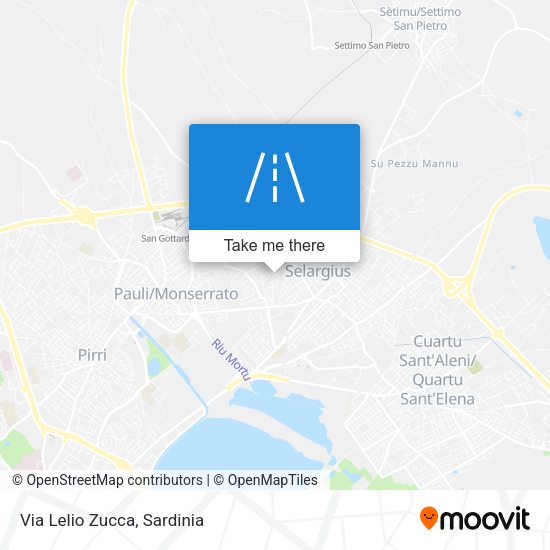 Via Lelio Zucca map
