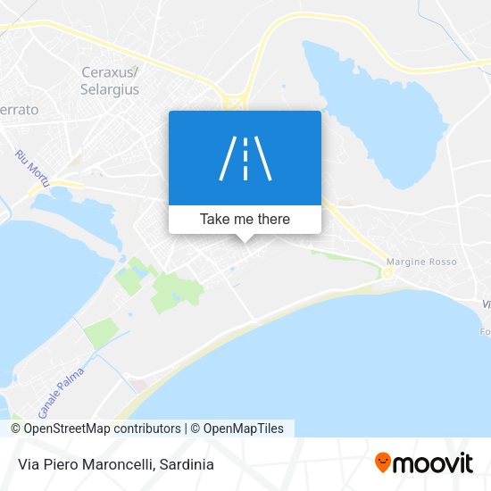 Via Piero Maroncelli map
