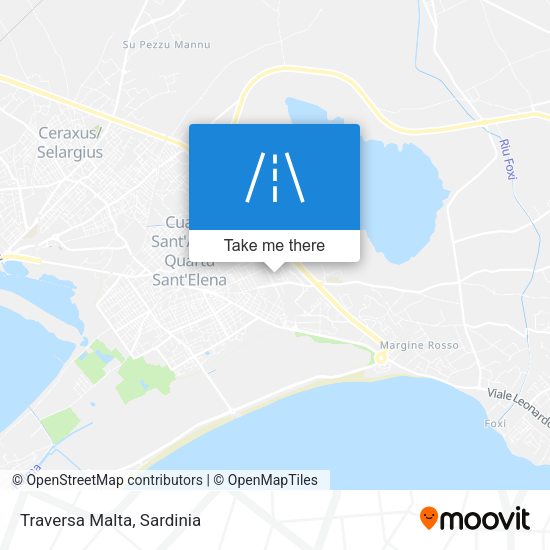 Traversa Malta map