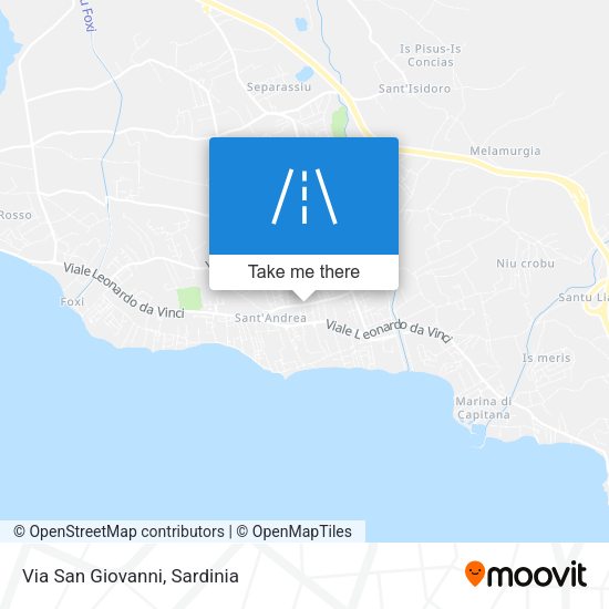 Via San Giovanni map