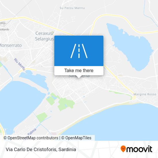 Via Carlo De Cristoforis map