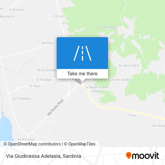 Via Giudicessa Adelasia map