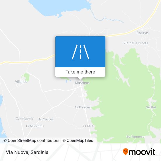 Via Nuova map