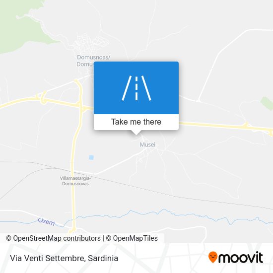 Via Venti Settembre map