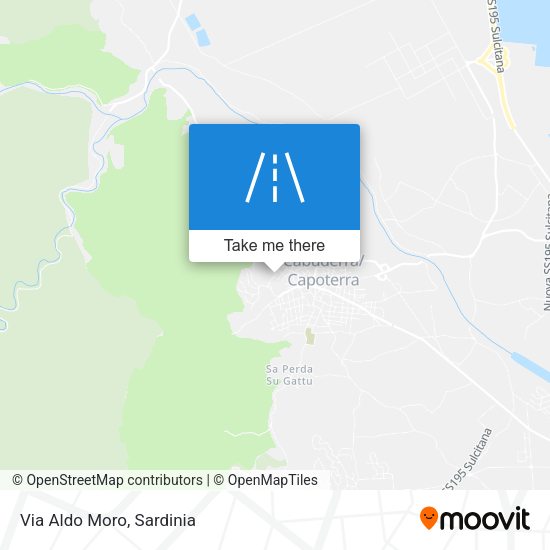 Via Aldo Moro map