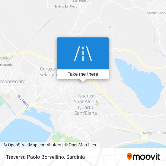 Traversa Paolo Borsellino map