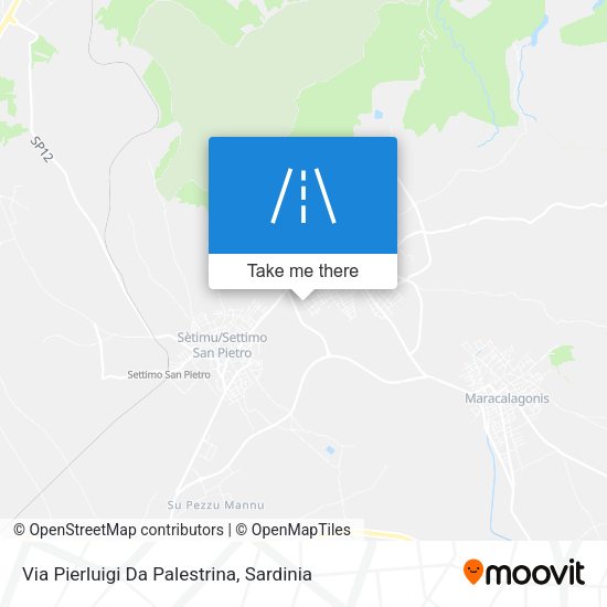 Via Pierluigi Da Palestrina map