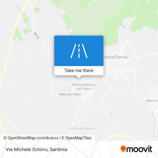 Via Michele Schirru map