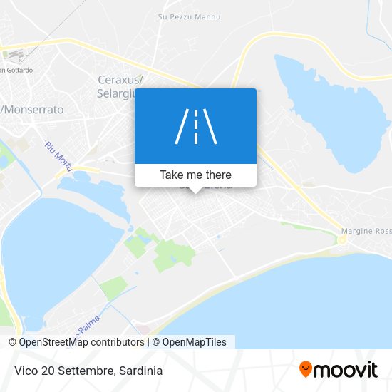 Vico 20 Settembre map