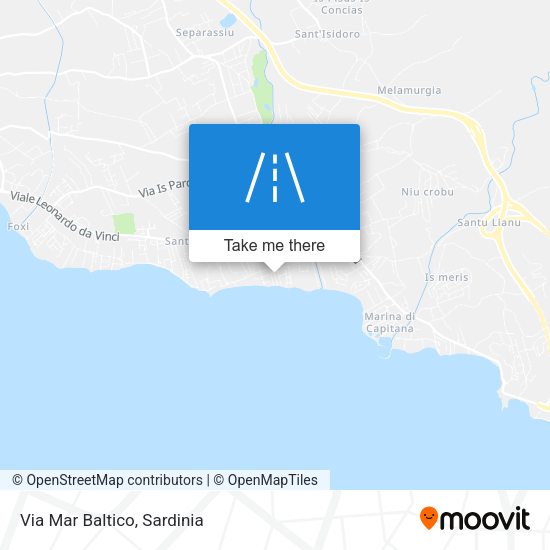 Via Mar Baltico map