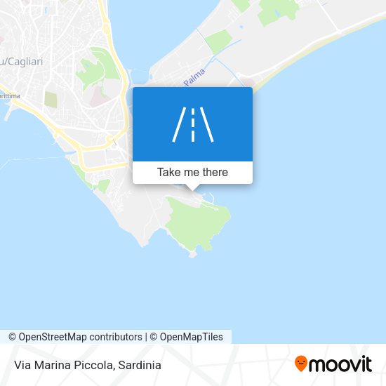 Via Marina Piccola map