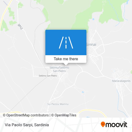 Via Paolo Sarpi map