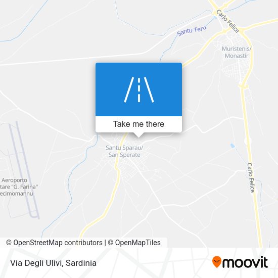 Via Degli Ulivi map