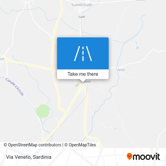 Via Veneto map