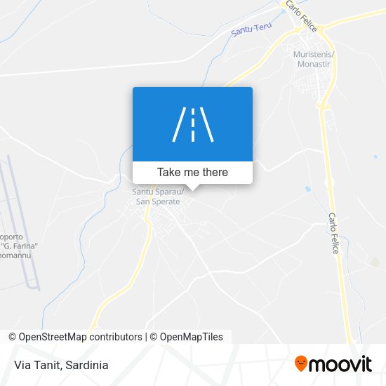 Via Tanit map