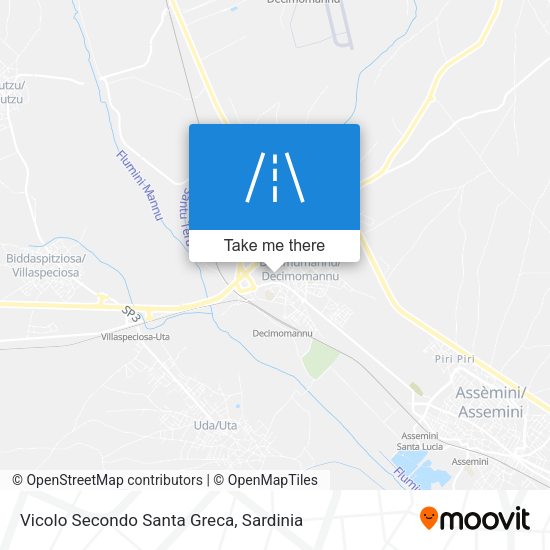 Vicolo Secondo Santa Greca map
