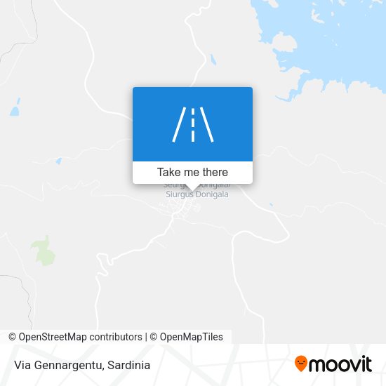 Via Gennargentu map