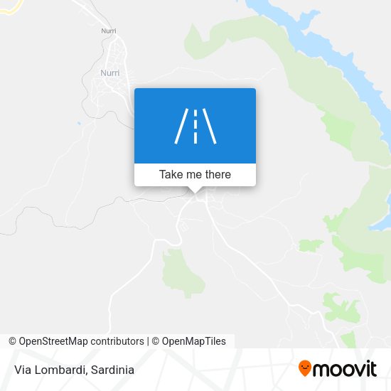 Via Lombardi map