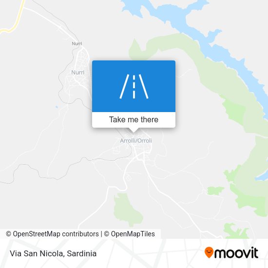 Via San Nicola map