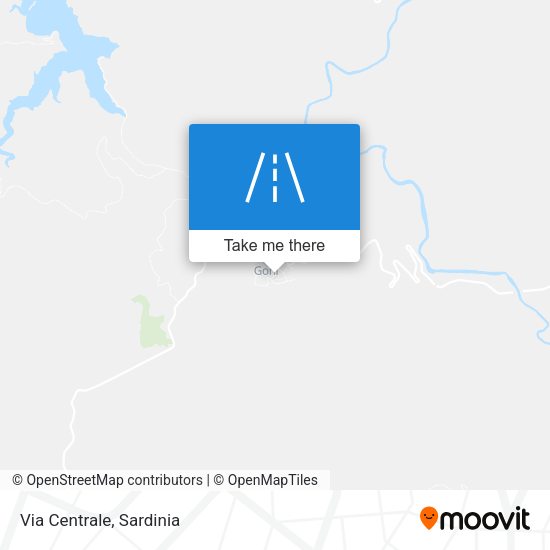Via Centrale map