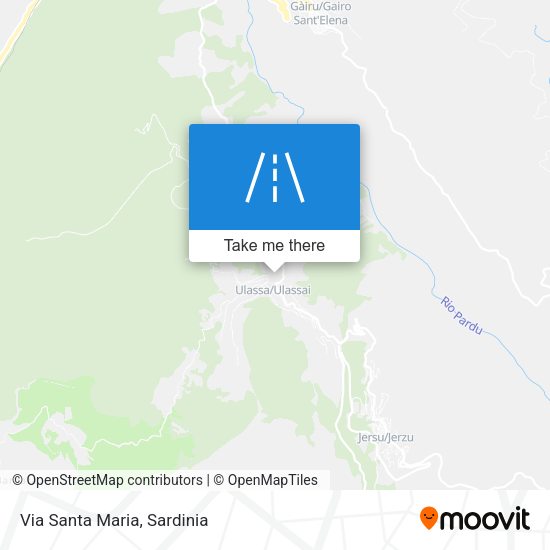 Via Santa Maria map