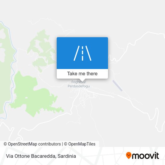 Via Ottone Bacaredda map