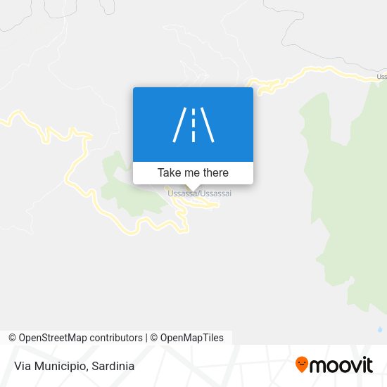 Via Municipio map