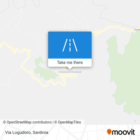 Via Logudoro map