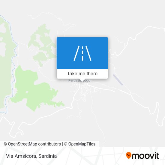 Via Amsicora map